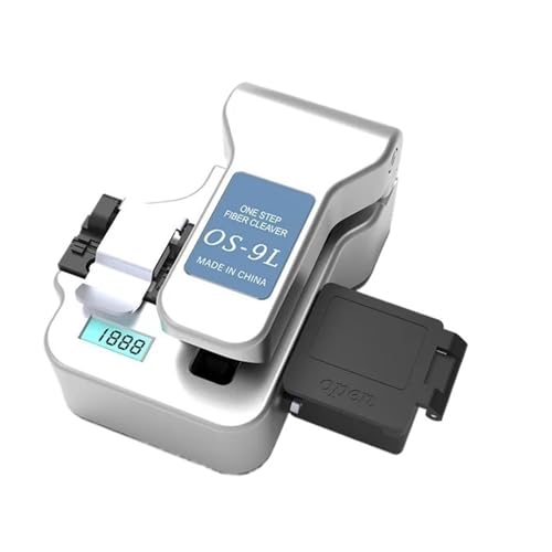 Faser-Cleaver, OS-9L Optische Faser Cleaver einen Schritt Optische Faser Schneiden Cleaver Digitale Zähler 50000 Mal Cleaves Automatische Cleaver,Präzises Spalten(Pink) von XINFULI
