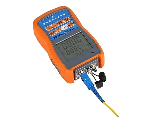 Fasertester, 4in1 Mini optischer Leistungsmesser AUA-G70B/50B Visueller Fehlerorter, Netzwerkkabeltest Glasfasertester 10 km 30 km VFL OPM,Anti-Interferenz(AUA-G50B 30KM) von XINFULI