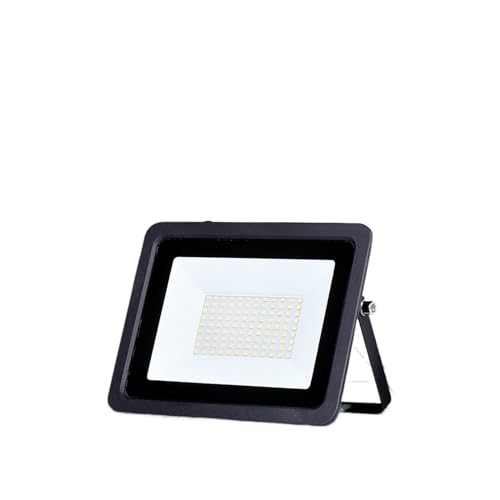 Flutlicht, Hohe Helligkeit LED Flutlicht 50W 100W Outdoor IP68 Wasserdicht Reflektor Strahler Flutlicht Projektor Flutlampe Stabilere Verbindung(50W,COLD 6000K_BLACK SHELL) von XINFULI
