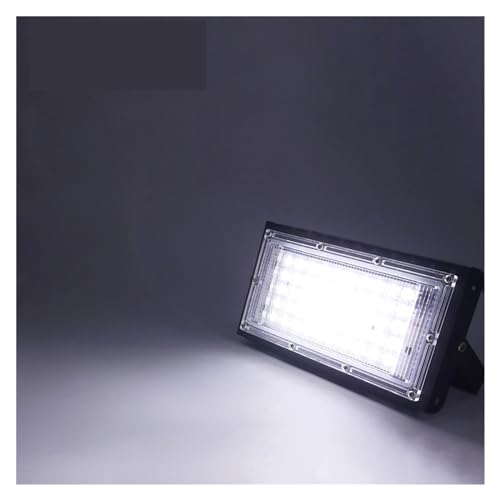 Flutlicht, LED Flutlicht Wasserdicht Ip65 Lichter Ultra Helle Outdoor Flutlicht Led-strahler for Fußballplatz Beleuchtung 50W Stabilere Verbindung(White) von XINFULI