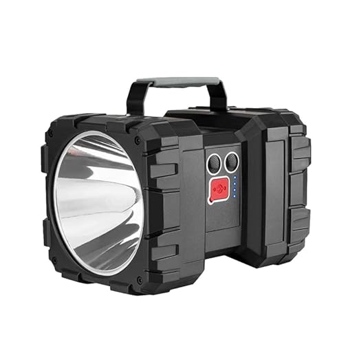 Flutlicht, P70 High Power LED Taschenlampe Handheld Flutlicht Suchscheinwerfer for Camp Wanderung Angeln 100000LM Wiederaufladbare Scheinwerfer-Blitzlicht Stabilere Verbindung(W845) von XINFULI