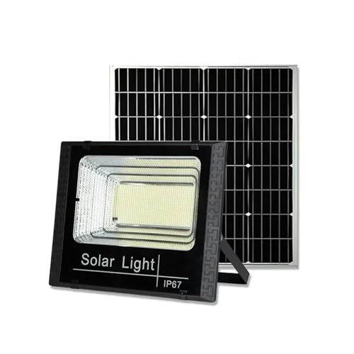 Flutlicht, Solar Lichter LED Lampe Wasserdichte Flutlicht Panel Solar Beleuchtung Led Strahler Wand Garten Solar Powere Sonnenlicht Im Freien Stabilere Verbindung(100W) von XINFULI