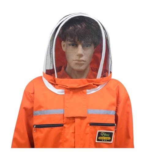 Imkeranzug, Bee Farm Belüfteter Imkeranzug mit Zaunschleier, professioneller Anti-Bienen-Anzug, Imkerkleidung, cultura-Kleidung,Niemals gestochen werden(XL) von XINFULI