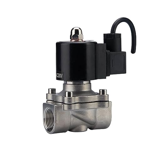Kugelhahn, 1/2" 1" 2"Magnetventil DN15-65 Edelstahl Unterwasser Wasserdicht Normalerweise Geschlossen Wasser Luft For Brunnen Teich,Arbeits-/Zeitersparnis(DN15,BSP_12V) von XINFULI