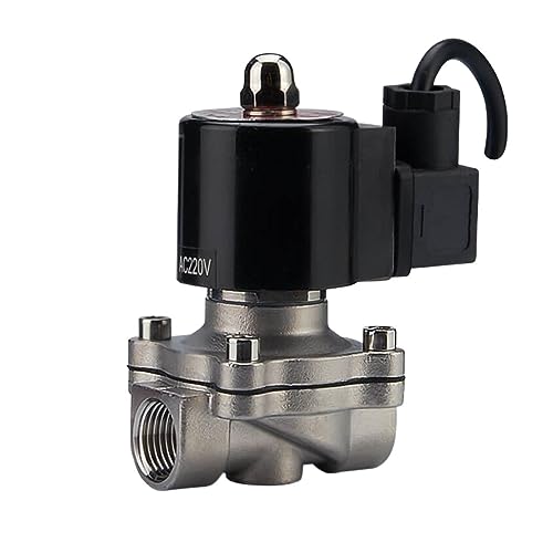 Kugelhahn, 1/2" 1" 2"Magnetventil DN15-65 Edelstahl Unterwasser Wasserdicht Normalerweise Geschlossen Wasser Luft For Brunnen Teich,Arbeits-/Zeitersparnis(DN20,G_24V) von XINFULI