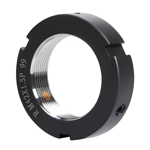 Kugellager, 42CrMo Präzisions-R-Typ-Radial-Kontermutter, Kontermutter, CNC-Werkzeugmaschinen-Schraube, Schraublager, Anti-Rücklauf-Anti-Lose-Rundmutter R-M6 M8,Hochleistungslager(Pitch 1.5mm,R M32) von XINFULI
