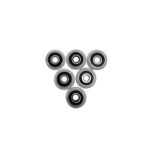 Kugellager, Lager-Nylon-Radrollenrolle 696 RS-Typ, beschichteter Innendurchmesser,Hochleistungslager(10pcs 5x22x5.4mm) von XINFULI
