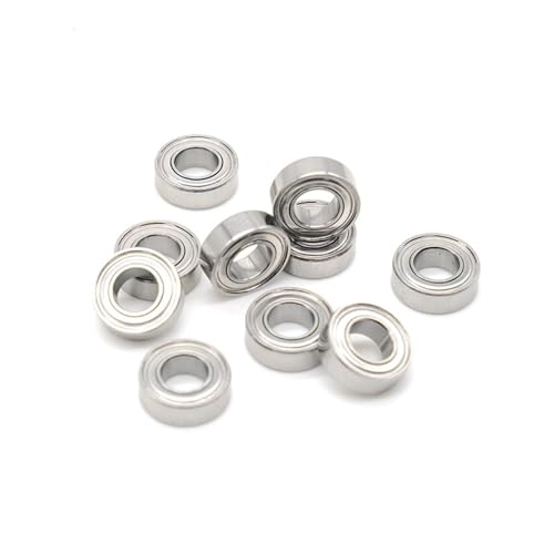 Kugellager, Lucky 10 Stück MR126ZZ ABEC-9 Grifflager 6 x 12 x 4 mm for starke Bohrbürste Handstück MR126 ZZ Nagelkugellager,Hochleistungslager von XINFULI