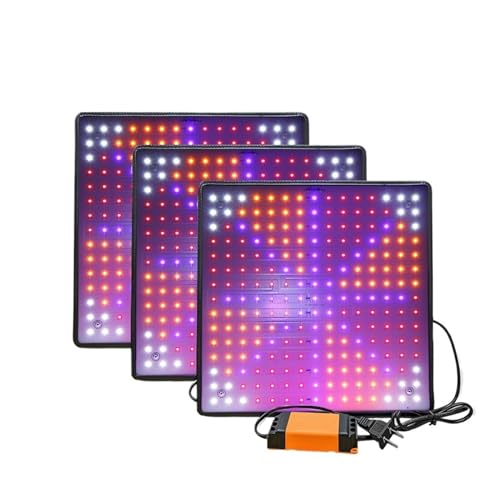 LED-Wachstumslichter, Indoor Grow Light 1000W Voll-Phytolampe for Pflanzen Phytolampe for Gow-Zeltbox Pflanzenlampe Sämlin wachsen blühend(3pcs multiple colour) von XINFULI