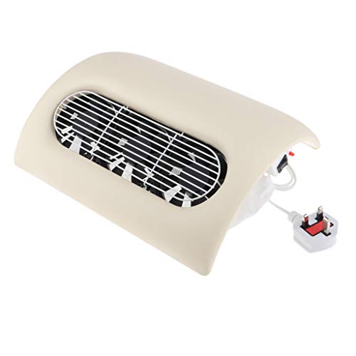 Nagelstaubsammler, 15W Pro Nagel-Saugsammler-Reiniger-Nageltrockner-Maschine(Beige) von XINFULI