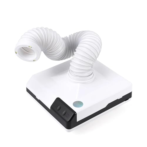 Nagelstaubsammler, 60 W Starker Nagel-sammler, Saug-reiniger, einziehbarer Ellenbogen-Design-Ventilator, sauger, Nagel-Maniküre-sammler von XINFULI