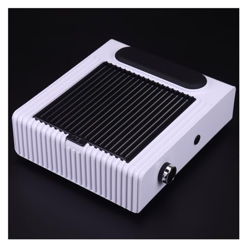 Nagelstaubsammler, 80w Nagel-Staubsammler, verstellbare, stark saugende Nagelmaschine, geeignet for den Heimgebrauch im Salon, Nagelstaubsammler(White) von XINFULI