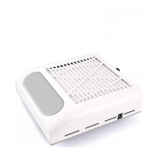 Nagelstaubsammler, Nagel-sauger for die Maniküre, leistungsstarker Nagelsammler mit wiederverwendbarem Filter, reduziert(White) von XINFULI