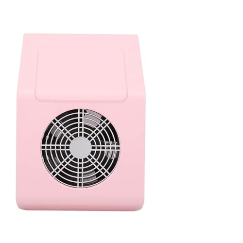 Nagelstaubsammler, Nalsammelmaschine 40 W mit 2 Beuteln, Nalventilator, Saugausrüstung, saur for Acrylnäl und Poly-Nalverlänrung(Pink) von XINFULI