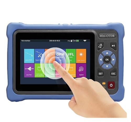 Optisches Reflektometer, 1310/1550nm 26/24dB Fiber Optic Reflektometer Touchscreen VFL OLS OPM Ereignis Karte Ethernet Kabel Tester,Hervorragende Stabilität(APC) von XINFULI
