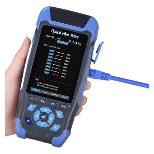 Optisches Reflektometer, OTDR Fiber Optic Otdr-messgerät Mit 9 Funktionen VFL OLS OPM Ereignis Karte 24dB For 64km Kabel Ethernet Tester(APC) von XINFULI