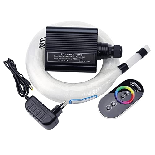 Sternenhimmel-Set, 1. 6W-LED. Faser 0Ptic Star Deckenbeleuchtung Kit 0.75mm 2 meter 150 stücke / 200 stücke PMMA. optische Faser +. RGB leichter Motor Berühren Sie Remote(0.75mm 200pcs 2meter) von XINFULI