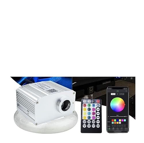 Sternenhimmel-Set, 10W Twinkle Fiber Optic Star Deckenleuchten Kit Bluetooth APP. Smart Control for Sternenwagenstar LED Leichte Kinderzimmerdecke(0.75mm 150pcs 2M) von XINFULI