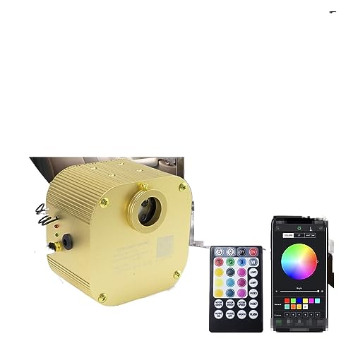 Sternenhimmel-Set, 16W Faseroptik Sterne Deckenbeleuchtungskits Bluetooth APP. Intelligente Musiksteuerung for Auto-Dach-Stern-Kinderzimmer-Deckenleuchte(300pcs 0.75mm 3M) von XINFULI