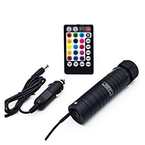 Sternenhimmel-Set, DC12V 6W RGB. Auto-Dach-Sterne-Leuchten LED Faseroptik-Stern-Deckenleuchte-Kit-Innenraum-Sternenbauer-Umgebungslicht mit RF-App Stimmenkontrolle(200PCS x 75mm x 2M) von XINFULI