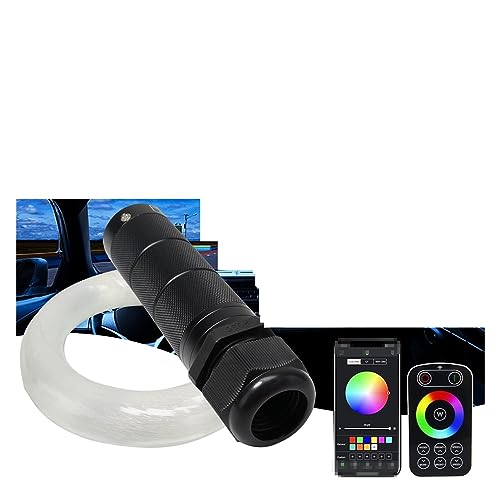 Sternenhimmel-Set, DC12V 6W RGB. Auto-Dach-Sterne-Leuchten LED Faseroptische Stern-Deckenleuchte Kits gemischt380-460pcs Optische Faser mit Touch RF(0.75mm 150pcs 2m) von XINFULI
