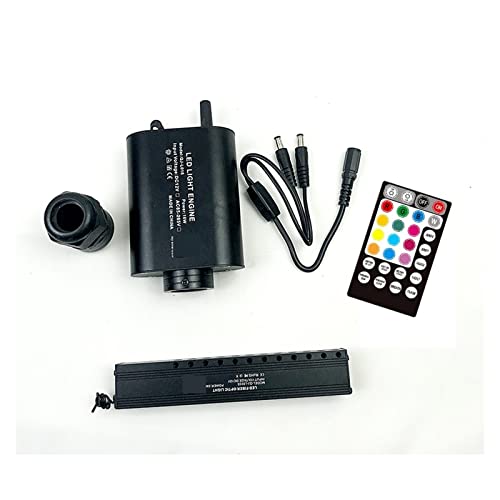 Sternenhimmel-Set, Fiber Optic Star Light Kit App Autodach Sternenhimmel Meteor Deckenaufnahmen LED Kombinationslampe Kabeleffekt Musiksteuerung(CAR plug,300pcs 0.75mm 2M) von XINFULI