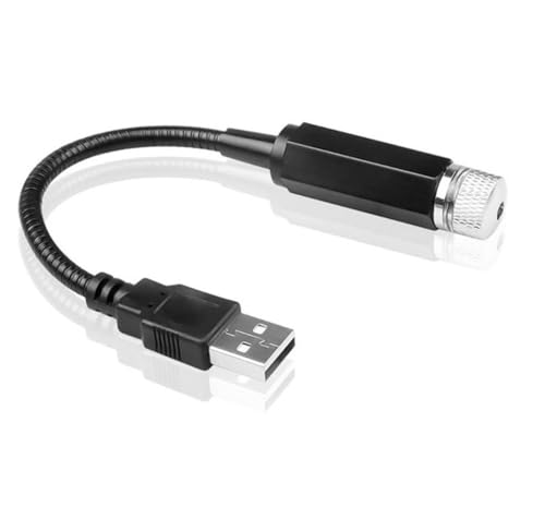 Sternenhimmel-Set, LED Auto Dach Sterne Nachtlicht or Atmosphäre Lampe USB Dekorative Einstellbar for Auto Dach Zimmer Decke Dekor(Purple) von XINFULI