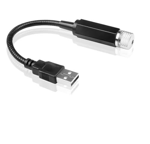 Sternenhimmel-Set, LED Auto Dach Sterne Nachtlicht or Atmosphäre Lampe USB Dekorative Einstellbar for Auto Dach Zimmer Decke Dekor(Rood) von XINFULI