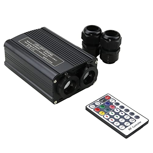 Sternenhimmel-Set, LED Faseroptisches Stern-Deckenleuchte Kit 300 stücke * 0,75mm * 3m & 150pcs1mm * 3m mit 3 2w RGBW. Doppelkopf-RF-Remote-LED-Lichtmotor von XINFULI