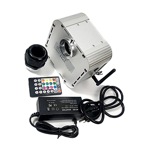 Sternenhimmel-Set, Lichtwellenleiter Lampe Twinkle Fiber Star Deckenset Bluetooth APP Steuerung Sternenauto LED-Licht Kinderzimmer RGBW FARBE WAPP(CD plug,No fiber) von XINFULI