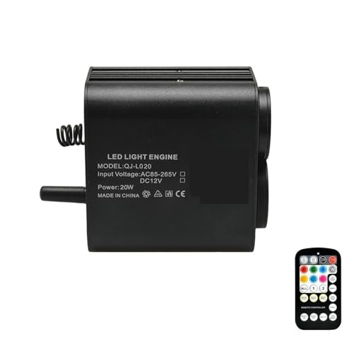 Sternenhimmel-Set, Starlight Headliner, 20 W, Doppelköpfe, verschiedene Farben, funkelnde RGBW-Glasfaserlichter, Sternendeckenleuchte, Lichtquelle mit Tonsensor Sternenhimmel-Set, Starlight Headliner, 20 W, Doppelköpfe, verschiedene Farben, funkelnde RGBW-Glasfaserlichter, Sternendeckenleuchte, Lichtquelle mit Tonsensor von XINFULI