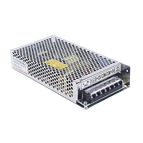 Stromversorgung, Dual-Ausgangsschalter Stromversorgung D-100A 5V 12V AC Gleichstromleistung D-100B 5V 24V AC-DC-Wandler D-100C 12V 24V für Computerprojekt(D-100B 5V 24V) von XINFULI