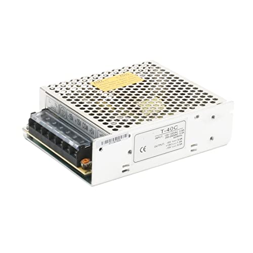 Stromversorgung, T-40C 5V3A 15V2A -15V1A Dreifach-Ausgangsschalter-Stromversorgung T-40A 5V3A 12V2A -5V1A AC-DC-Wandler T-40B 5V3A 12V2A -12V1A für Computerprojekt(T-40A) von XINFULI