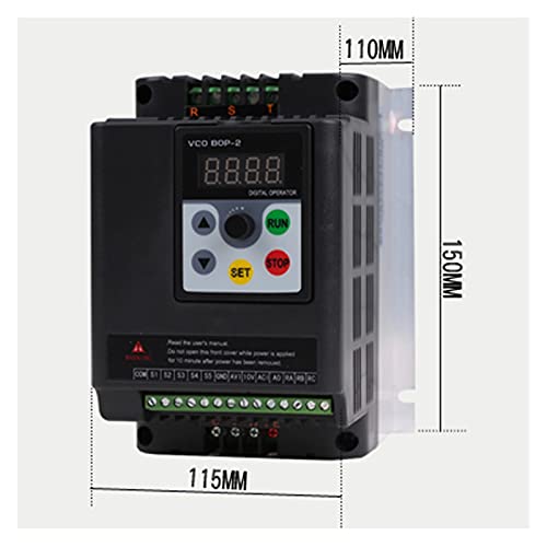 VFD, 0,75 kW / 1,5 kW / 2.2kw Vfd. Inverter 1P-Eingang 3P-Ausgangs-Mini-Variablen-Frequenzumrichter for CNC Spindelmotor. für Spindelmotor(2.2kw) von XINFULI