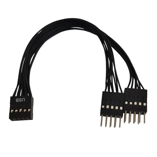 XINGBEI Mainboard 9Pin USB2.0 Header Erweiterungsadapter USB2.0 Weiblicher To2 Männlicher Splitter von XINGBEI