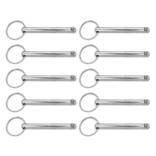 10pcs Kohlenstoffstahl Schnelle Freisetzungsstifte Feder Aktiviertes Design Mehrfachmessungsoption Für Verschiedene Anwendungen Schnellfreisetzungsstift Kohlenstoffstahl von XINGLIDA