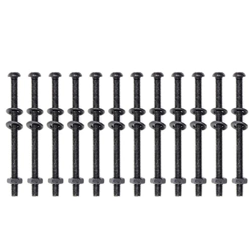 12pcs Sockelschraub Set Bremskäfigschraubenschraubenschrauben Mit Nuss Für PC Gehäusekühler Und Lüftermontage Set Luftbremskammer Reparatur von XINGLIDA