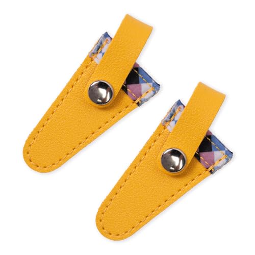 2 PCs Farbgitterschere Schutzabdeckungen Tragbares Trimmwerkzeug PU Stickerei Schere Scheide 2 PCs Farbgitterschere Schutzabdeckungen Tragbares Trimmwerkzeug PU Stickerei Schere Scheide von XINGLIDA