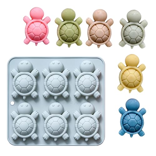 6 Hohlraumschildkröten Schokoladen Backform Food Grade Silikon Mousses Kuchenform Für Familienversammlungen Und Feiern Kids Friendly Cake Dekoration Formen von XINGLIDA