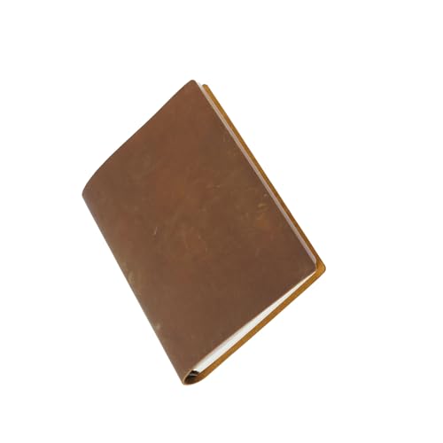 B5 Leder Cover Notebook Sketch Book Journal Daily Planer Stationery Notepads Schulmaterial Für Schüler Journal Leder Cover Notizbilder Retro Daily Planer Einfach von XINGLIDA