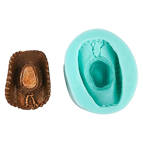 Cowboyhut Silikonform Fondant BOORKLAGE JELLY MORM Kuchen Dekoration Backschale Bastelpaste Seife Gusskuchen Dekoration Backschale Bastelpaste Seife Gusswerkzeug Gusswerkzeug von XINGLIDA