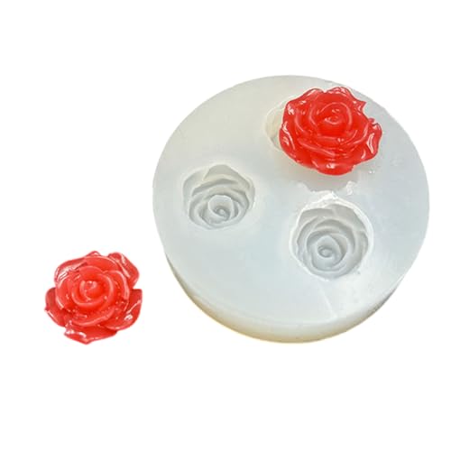 Detaillierte Rosenblume Silikonform Mit 6 Natürlichen Inspirierten Formen Präzise 0 4 Cm 2 4 Cm Größen Für Kuchendekoration Handwerk Und Schokoladen Machen Silikonformen von XINGLIDA