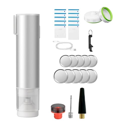 Elektrische Maurer Jar Vakuumversiegelung Handheld Elektrische Vakuumdichtungsmaschine Set Für Breite Und Mundgläser Haushaltsversiegelung von XINGLIDA