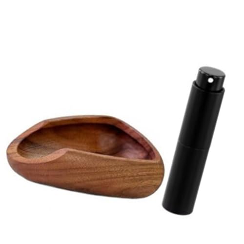 Holzkaffee Messung Trichter Tablett Massivholz Handgebraute Espresso Wiegen Behälter Abgabe Tablett Zubehör Kaffeebrauenzubehör von XINGLIDA