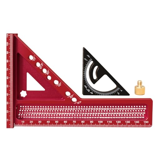 Mehrzweckwinkel Messwerkzeug Mit Positionierungslöchern Für Genaue Tischlertechnik Und Metall Arbeitslayouts Kombination Dreieck Lineal Mehrzweckwinkel Messwerkzeug Mit Positionierungslöchern Für Genaue Tischlertechnik Und Metall Arbeitslayouts Kombination Dreieck Lineal von XINGLIDA