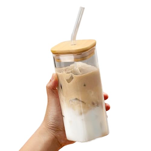 Multifirtionale Glasbecher Mit Stroh 350 Ml Glasgetränk Tasse Kalte Getränke Tassen Textur Geeignet Für Den Täglichen Gebrauch Strohbecher Multifirtionale Glasbecher Mit Stroh 350 Ml Glasgetränk Tasse Kalte Getränke Tassen Textur Geeignet Für Den Täglichen Gebrauch Strohbecher von XINGLIDA