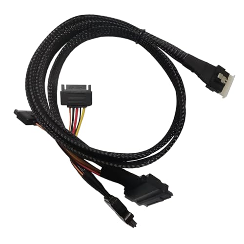 Serverqualität SFF8654 (8i) Bis 2SFF-8639 Conversion Cable SFF8654 Bis SFF8639 Mit Zuverlässigkeitsnetz Versorgungsadapter von XINGLIDA