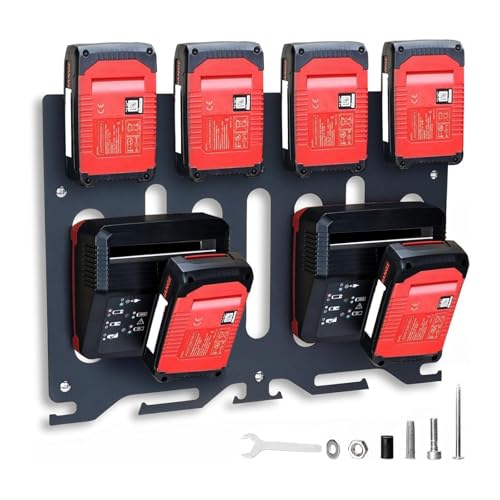 Wandmontierte Ladegerätehalter Werkzeug Speicher Rack Metallkonstruktion Für Garage Workshop Organisation Elektrowerkzeug Wandlagerung Wandmontierte Ladegerätehalter Werkzeug Speicher Rack Metallkonstruktion Für Garage Workshop Organisation Elektrowerkzeug Wandlagerung von XINGLIDA