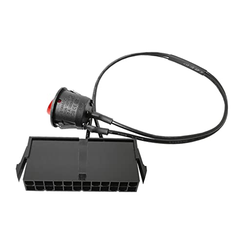 XINGLIDA 24-polige Weibliche Netzteilstarter EIN/Aus Schalter Jumper Brückenkabel Mit Rotem Licht 24 Pin 13 8-Zoll Netzteilkabel Für Den Offenen Bergbaugehäuse PC XINGLIDA 24-polige Weibliche Netzteilstarter EIN/Aus Schalter Jumper Brückenkabel Mit Rotem Licht 24 Pin 13 8-Zoll Netzteilkabel Für Den Offenen Bergbaugehäuse PC von XINGLIDA
