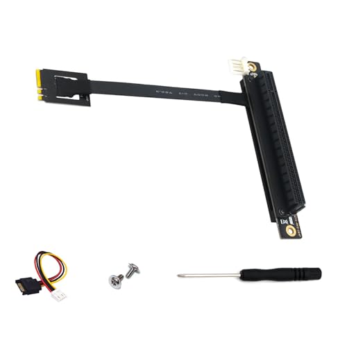 XINGLIDA 25 cm A+E Key NGFFs PCIe 16x 270 Grad Risers Kabel Mit 6 Pin Strom Für Computerschnittstellenadapter XINGLIDA 25 cm A+E Key NGFFs PCIe 16x 270 Grad Risers Kabel Mit 6 Pin Strom Für Computerschnittstellenadapter von XINGLIDA